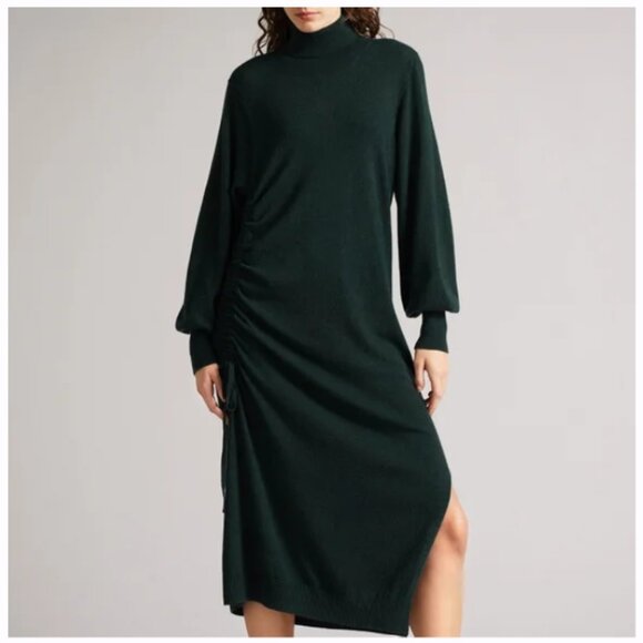 Ted Baker Aavvaa Women's Knitted Dress Ruched Side Detail US Size 14 Ted Size 6 - Picture 2 of 13